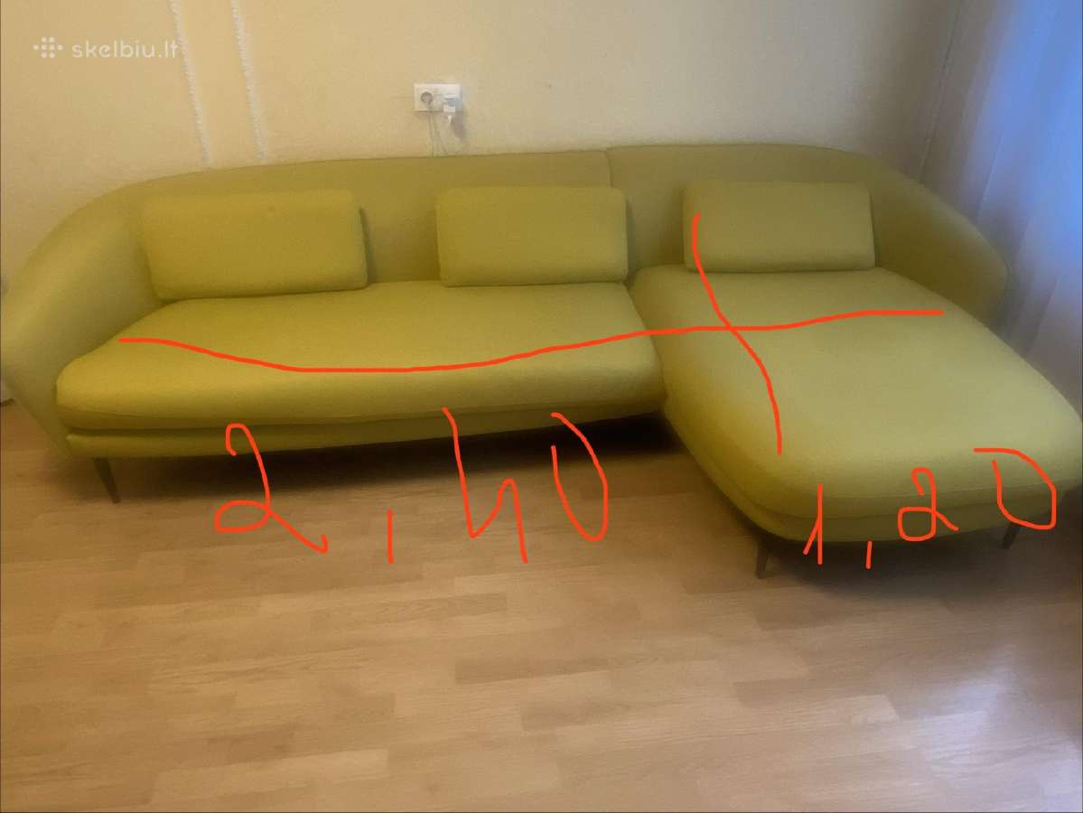 Naudota kampinė sofa - nuotraukos Nr. 5