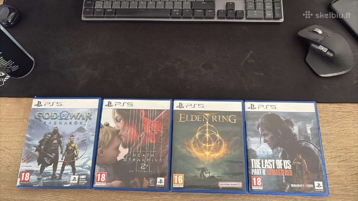 Naudotas Ps5 Slim disc 1tb + 4 žaidimai - nuotraukos Nr. 2