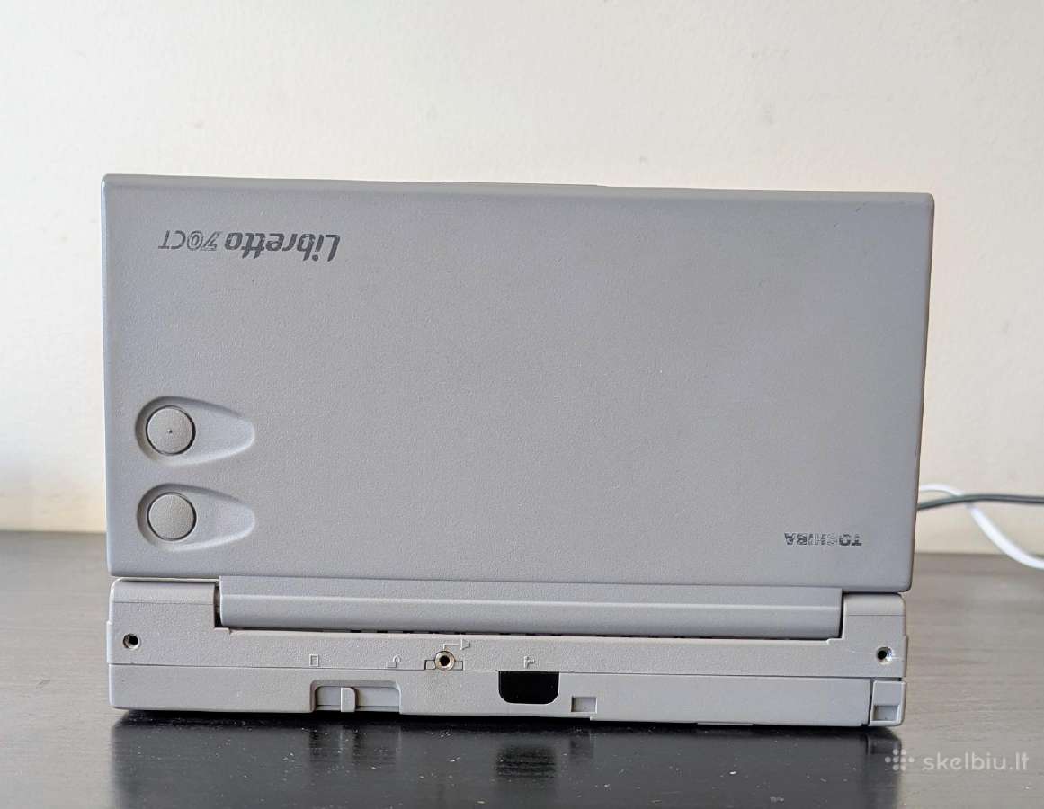 Toshiba Libretto 70ct su doku ir Xircom - nuotraukos Nr. 6