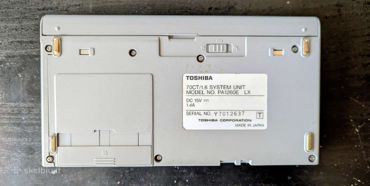 Toshiba Libretto 70ct su doku ir Xircom - nuotraukos Nr. 7