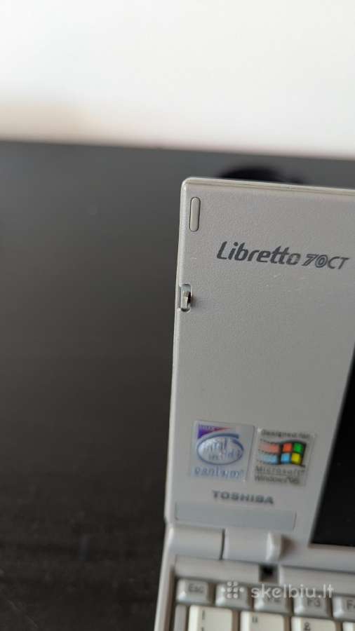 Toshiba Libretto 70ct su doku ir Xircom - nuotraukos Nr. 10