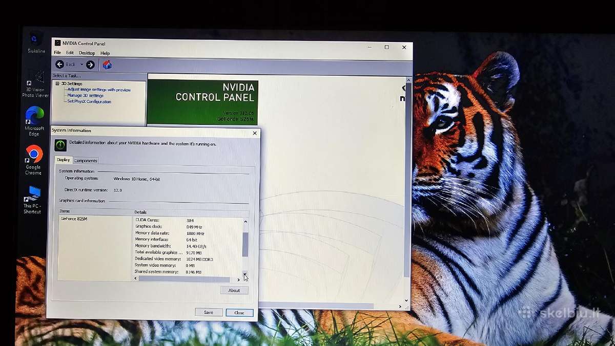 Medion Akoya i7/16gb/120ssd+1000gb/17.3 nvidia - nuotraukos Nr. 8