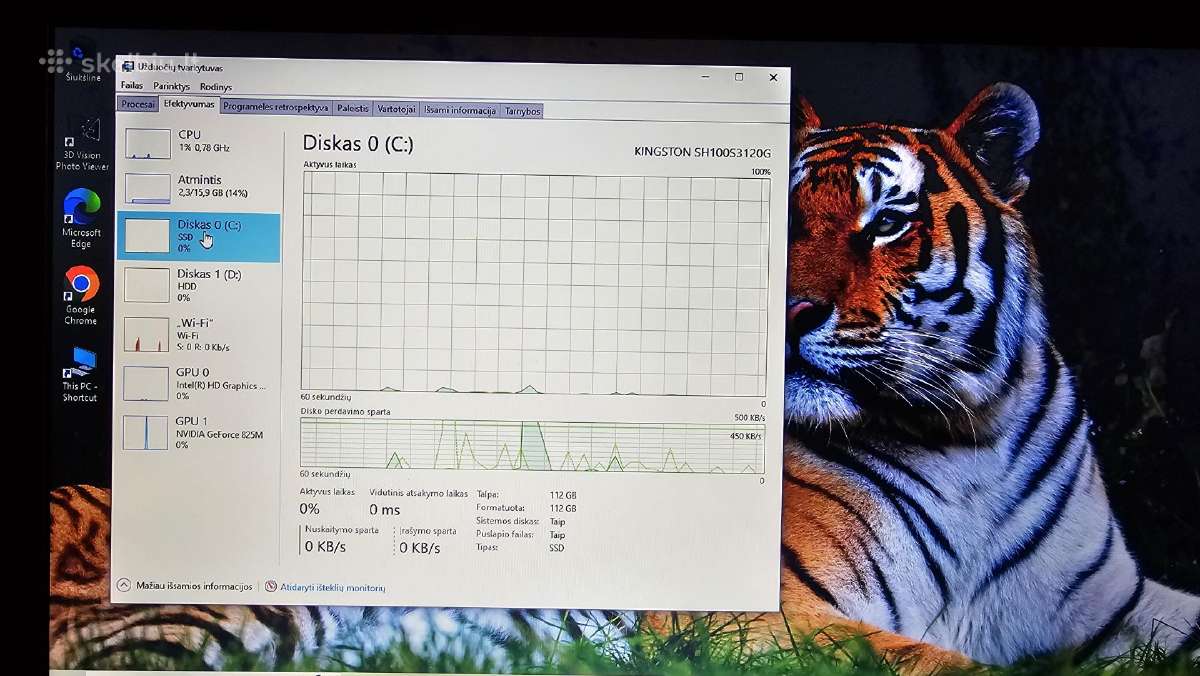 Medion Akoya i7/16gb/120ssd+1000gb/17.3 nvidia - nuotraukos Nr. 11