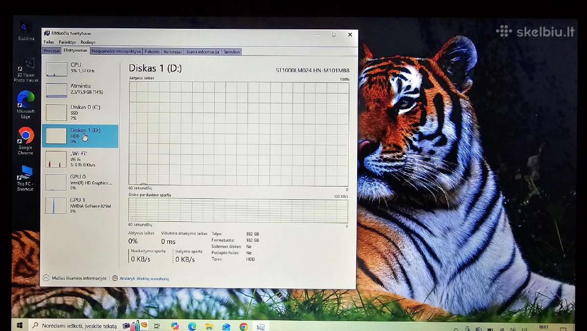 Medion Akoya i7/16gb/120ssd+1000gb/17.3 nvidia - nuotraukos Nr. 12