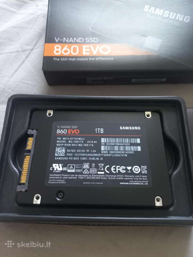 Samsung EVO 860 1tb - nuotraukos Nr. 2