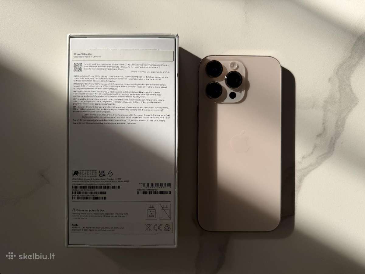 iPhone 16 Pro Max 256gb - nuotraukos Nr. 3