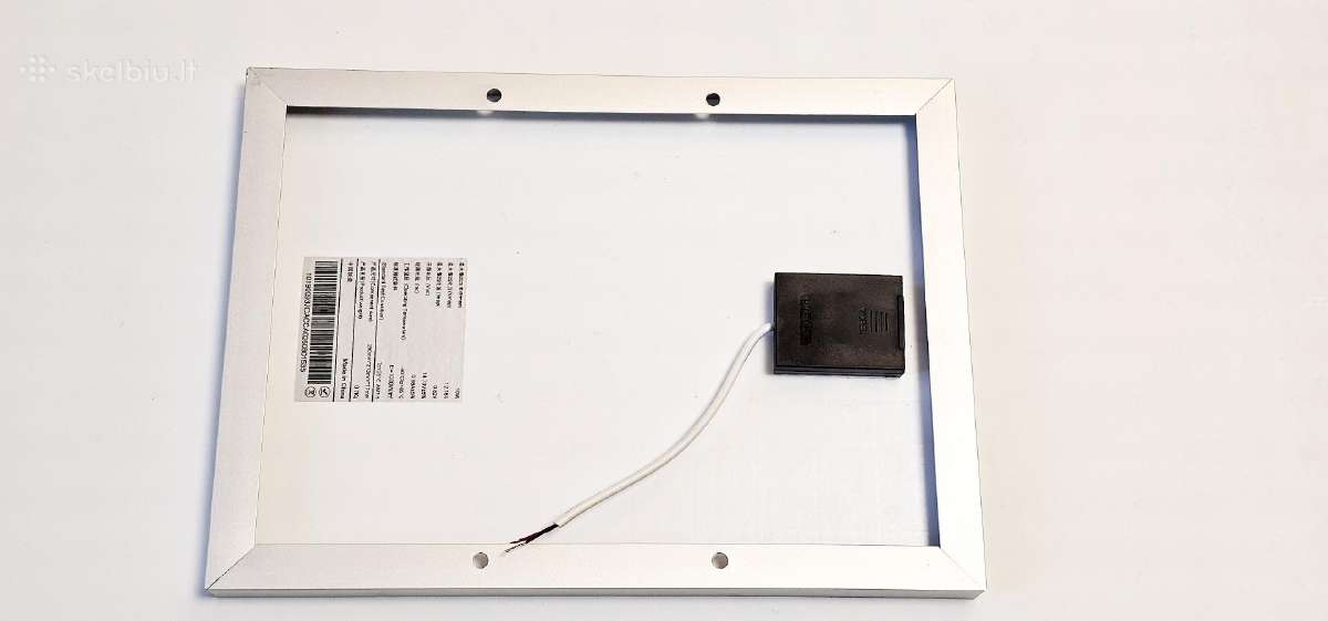 Saulės panele 10w 12v - nuotraukos Nr. 2