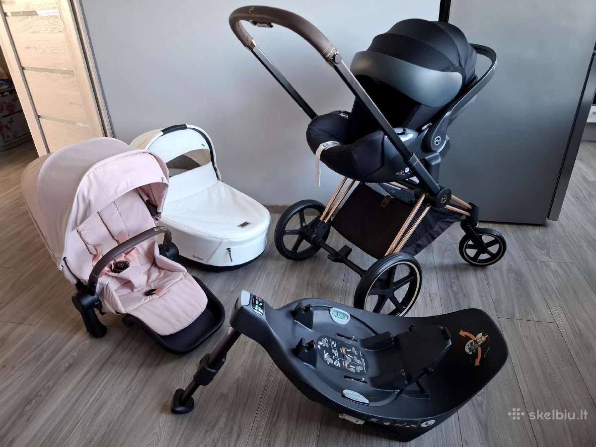 Cybex Priam V4 Platinum 4in1 Rose Gold/brown - nuotraukos Nr. 17