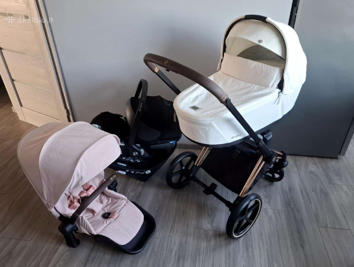 Cybex Priam V4 Platinum 4in1 Rose Gold/brown - nuotraukos Nr. 7