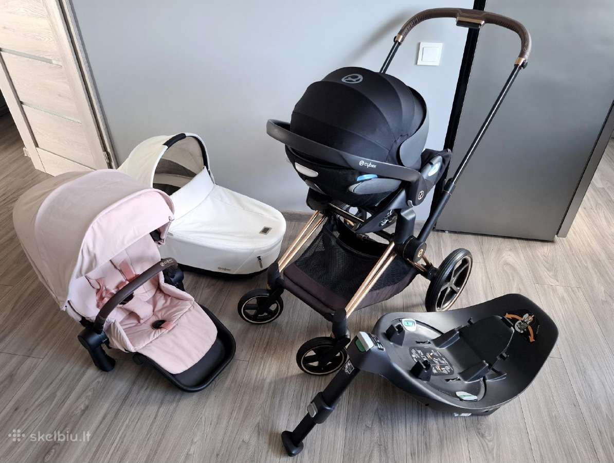 Cybex Priam V4 Platinum 4in1 Rose Gold/brown - nuotraukos Nr. 18