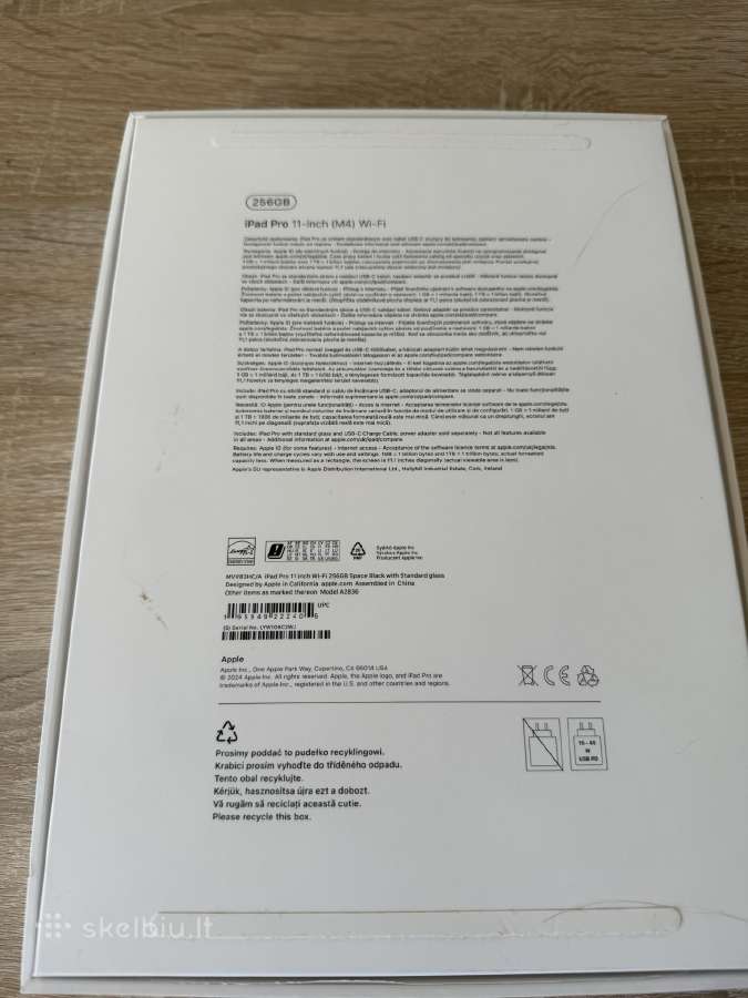 iPad Pro 11- inch (M4) Wi-fi Space Black - nuotraukos Nr. 2