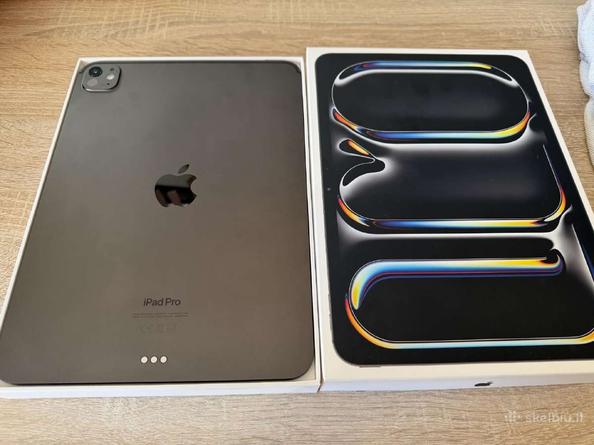 iPad Pro 11- inch (M4) Wi-fi Space Black - nuotraukos Nr. 4