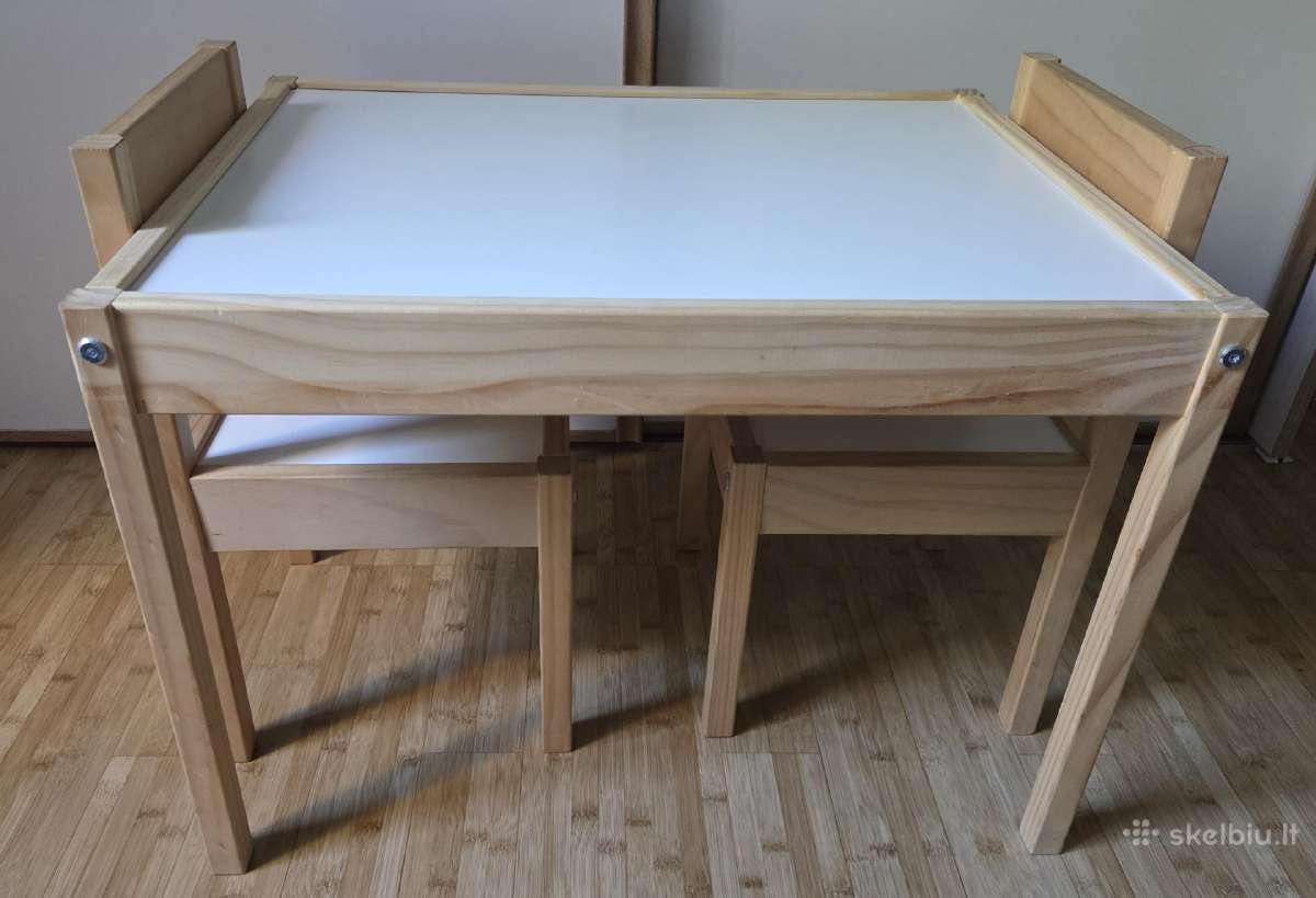Ikea Vaikiškas stalas su 2 kėdėmis - nuotraukos Nr. 2