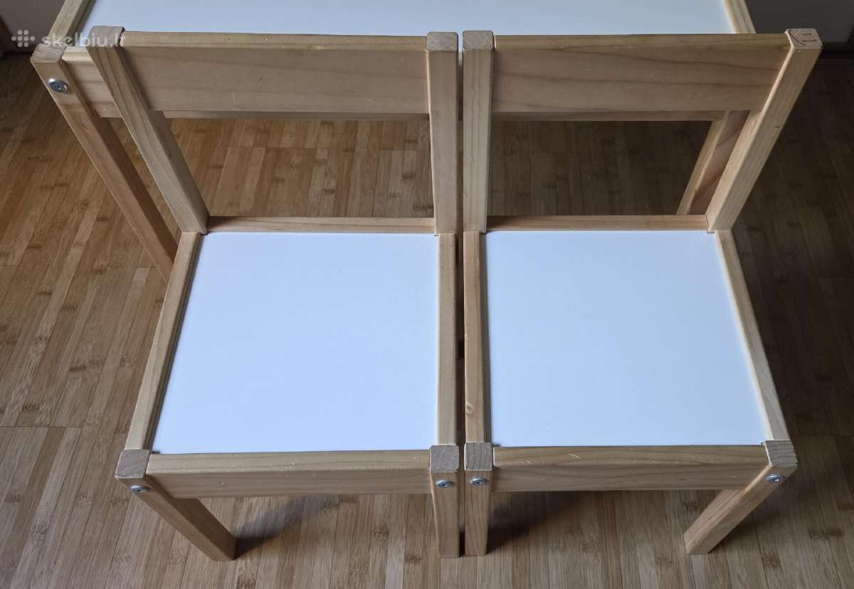 Ikea Vaikiškas stalas su 2 kėdėmis - nuotraukos Nr. 3