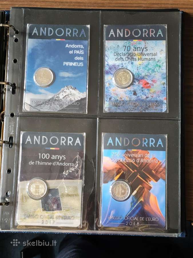 Andoros proginių 2 euro monetų komplektas - nuotraukos Nr. 3