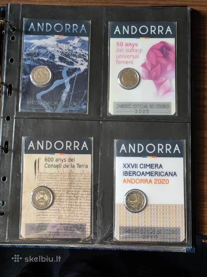 Andoros proginių 2 euro monetų komplektas - nuotraukos Nr. 4