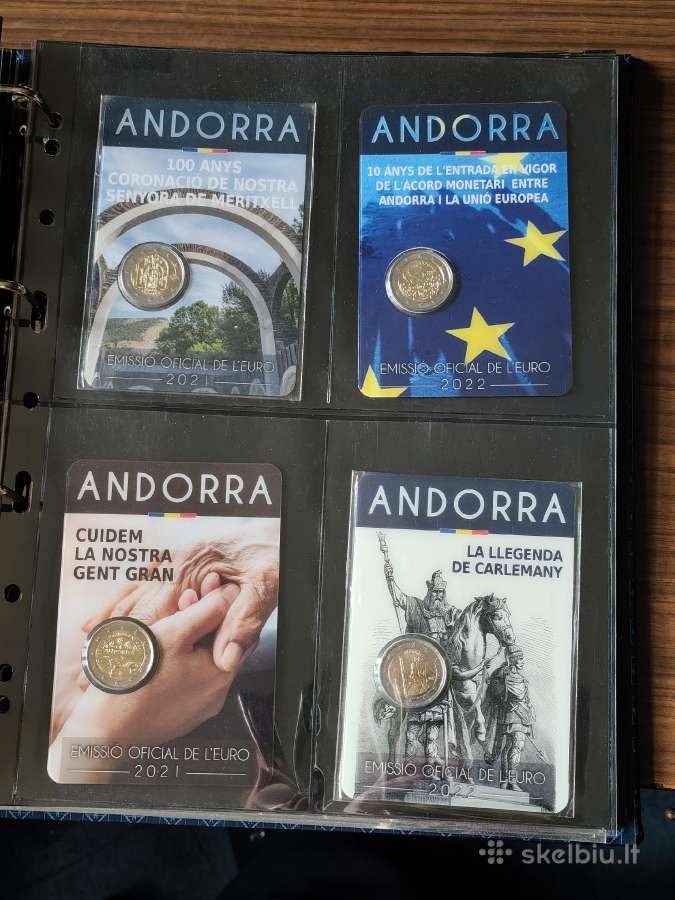 Andoros proginių 2 euro monetų komplektas - nuotraukos Nr. 5