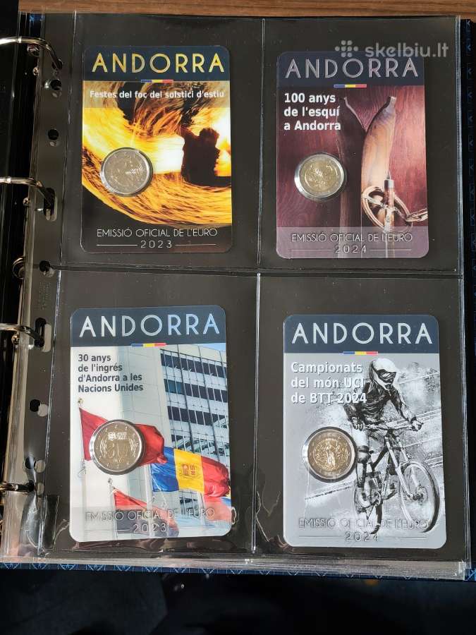 Andoros proginių 2 euro monetų komplektas - nuotraukos Nr. 6