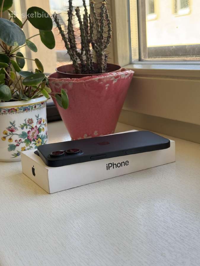 Apple iPhone 16 Apinaujis 100% battrey Health - nuotraukos Nr. 4