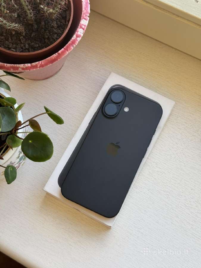 Apple iPhone 16 Apinaujis 100% battrey Health - nuotraukos Nr. 6