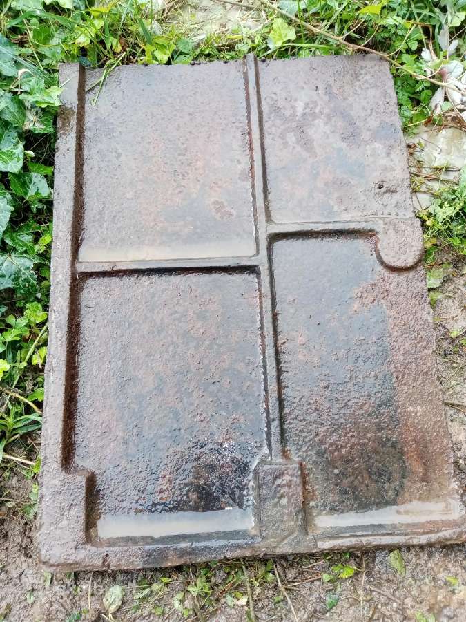 Metalinė židinio plokštė 3cm storio - nuotraukos Nr. 2