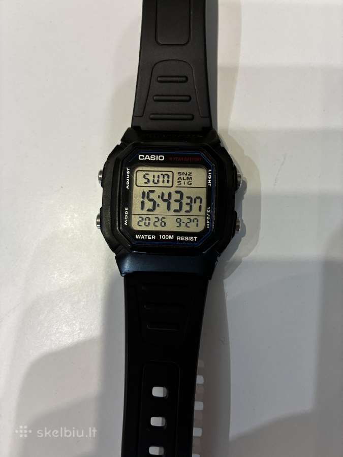 Laikrodis casio w-800h - nuotraukos Nr. 2