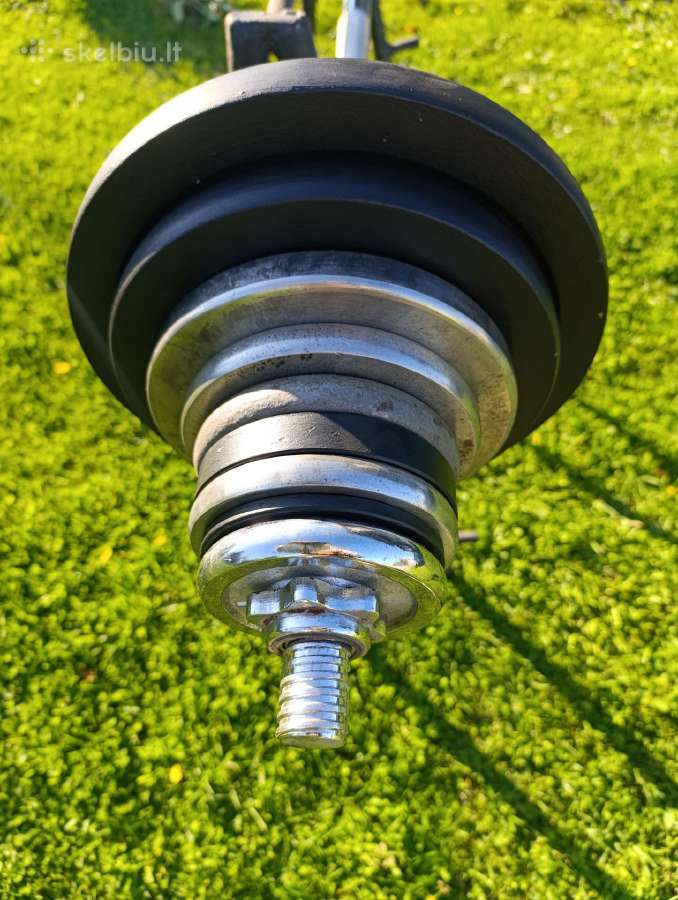 Štanga 180cm ir svoriai -91kg -150€ - nuotraukos Nr. 3