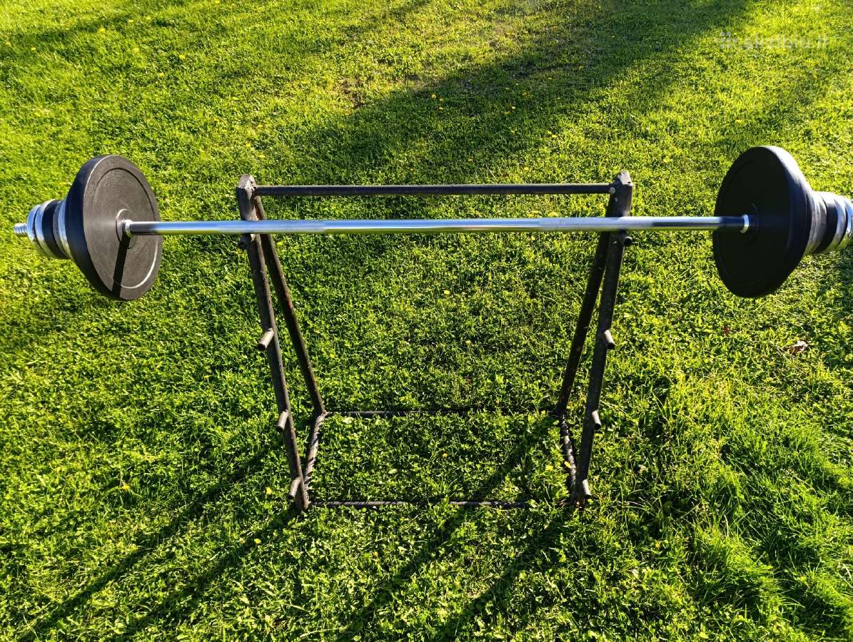 Štanga 180cm ir svoriai -91kg -150€ - nuotraukos Nr. 5