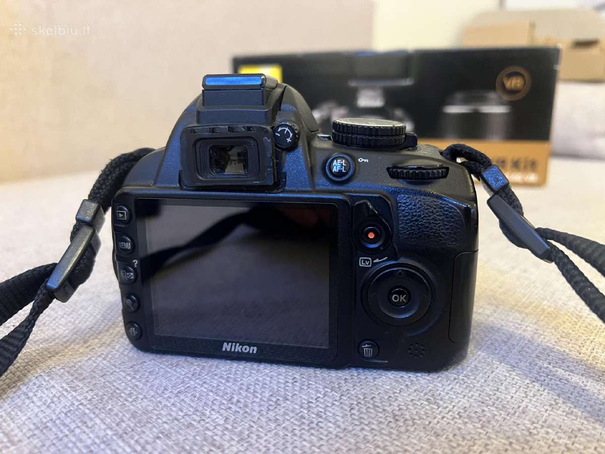 Nikon D3100 + kuprinė + trikojis - nuotraukos Nr. 4
