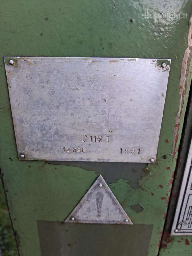 Metalo tekinimo staklės Zmm C11mt - nuotraukos Nr. 12
