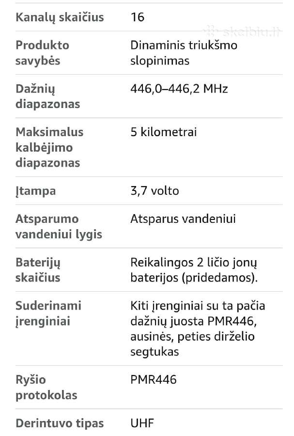 Baofeng racijos,3 komplektai po 2 vnt - nuotraukos Nr. 5