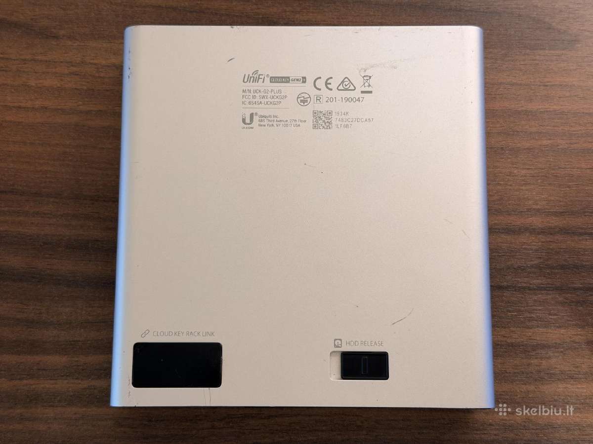 Ubiquiti cloud key gen2+ 1tb - nuotraukos Nr. 5