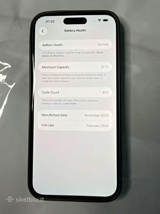 iPhone 15 pro max 256gb - nuotraukos Nr. 5