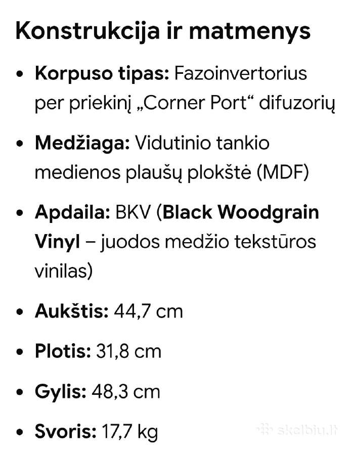 Klipsch Sw-10 žemų dažnių kolonėlė - nuotraukos Nr. 8