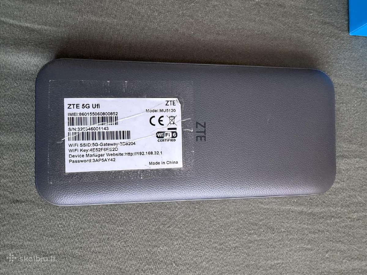 Zte Mu5120 5G Wi-fi Maršrutizatorius - nuotraukos Nr. 7