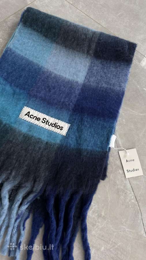 Acne Studios languotas moheros šalikas - nuotraukos Nr. 3