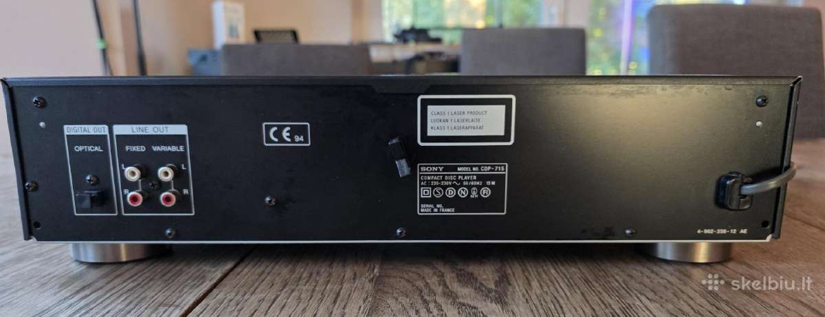 Sony Cdp-715 su Optical out - nuotraukos Nr. 9