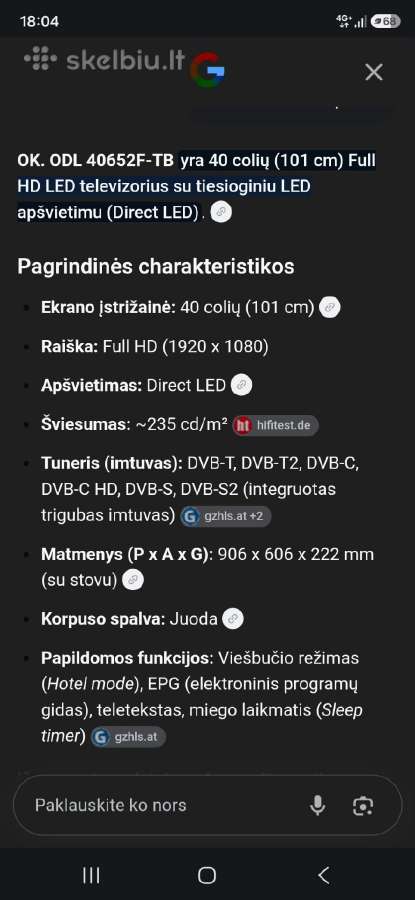 Televizorius - nuotraukos Nr. 3