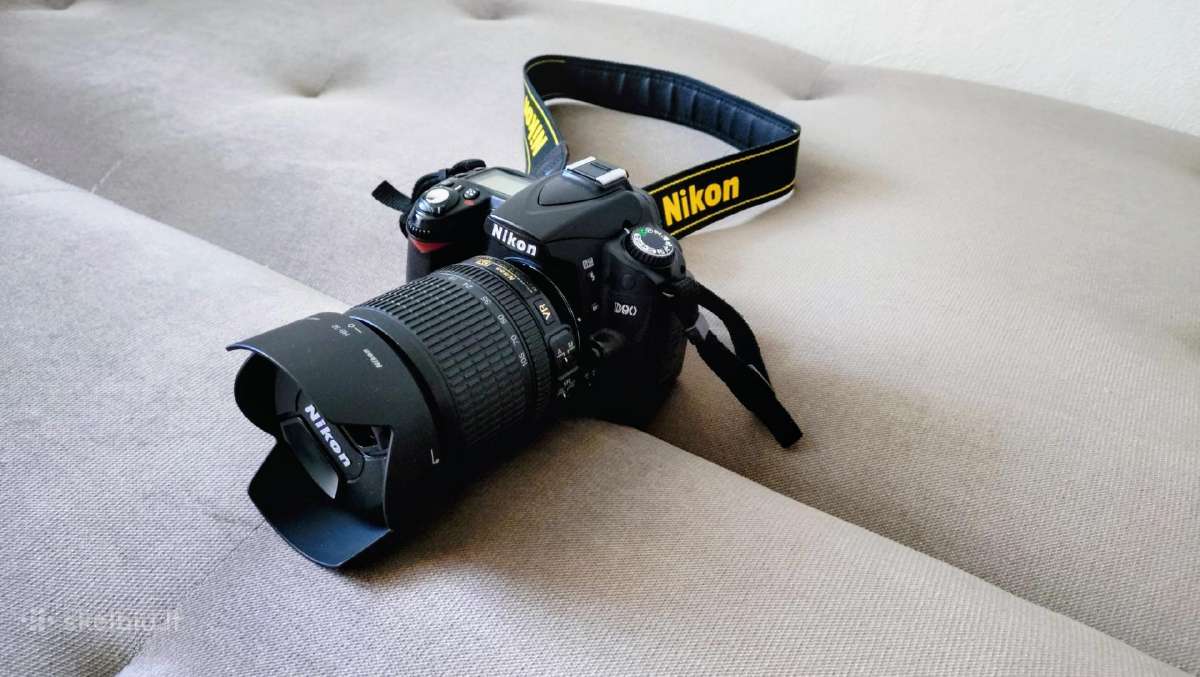 Nikon D90+nikkor 18-105 Vr/puiki būklė. - nuotraukos Nr. 6