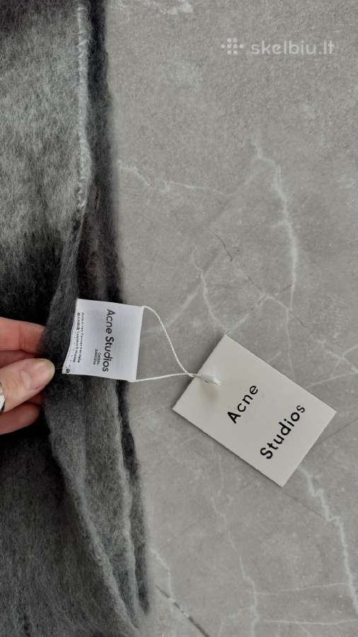 Acne Studios languotas moheros šalikas - nuotraukos Nr. 3