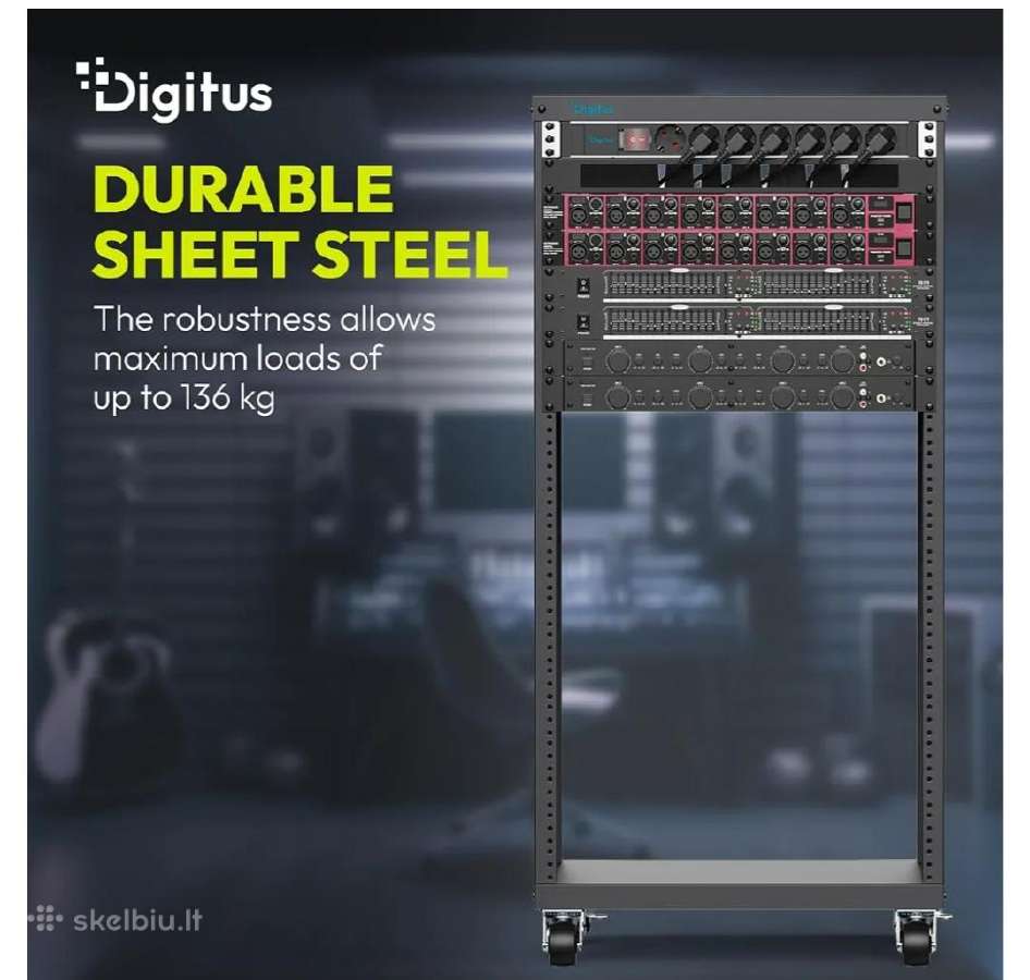 Digitus universalus 19 coliu įrangos stovas - nuotraukos Nr. 3