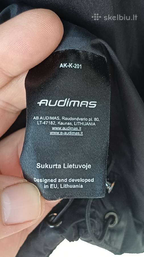 Funkcinė pūkinė "Audimas" striukė - nuotraukos Nr. 10