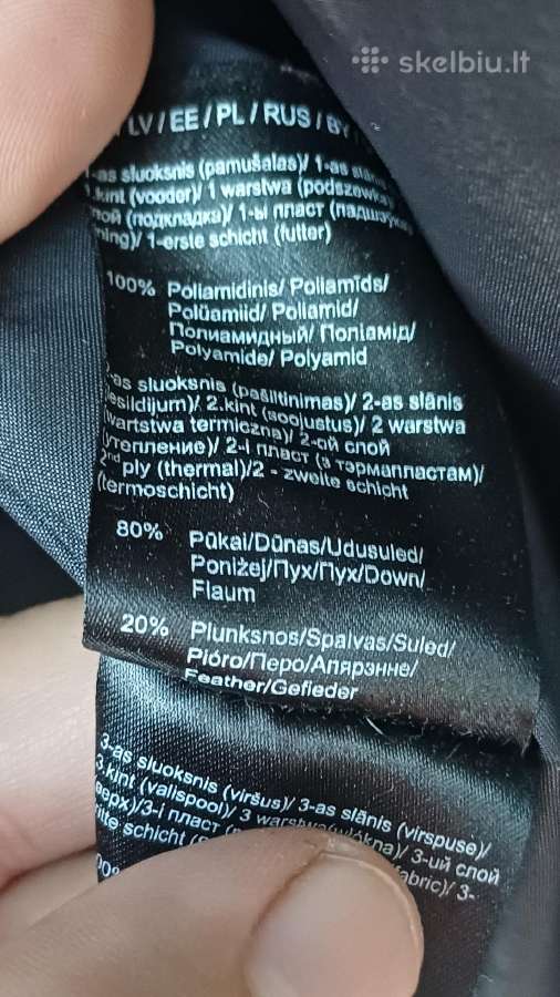 Funkcinė pūkinė "Audimas" striukė - nuotraukos Nr. 13