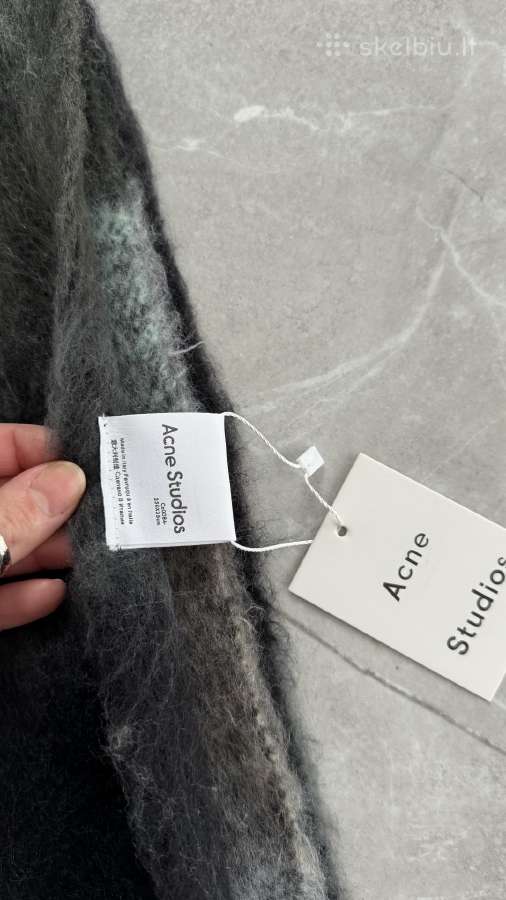 Acne Studios languotas moheros šalikas - nuotraukos Nr. 3