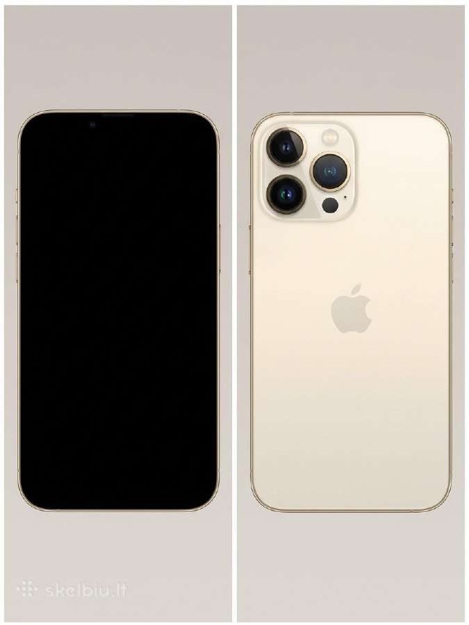 iPhone 13 Pro Max, Gold 128 GB - nuotraukos Nr. 7