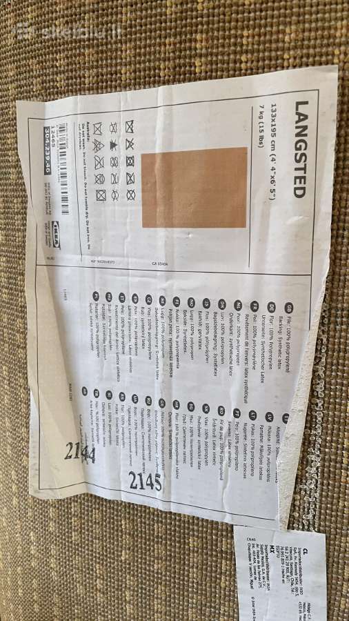Lova su čiužiniu – Ikea, 90 200 cm.ir Du Kilimus - nuotraukos Nr. 5
