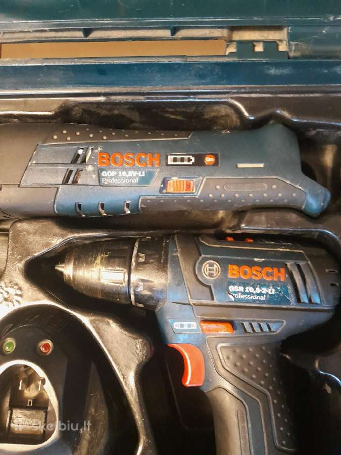 Naudotas Bosch komplektukas Gop ir Gsr 10.8 V -Li - nuotraukos Nr. 2