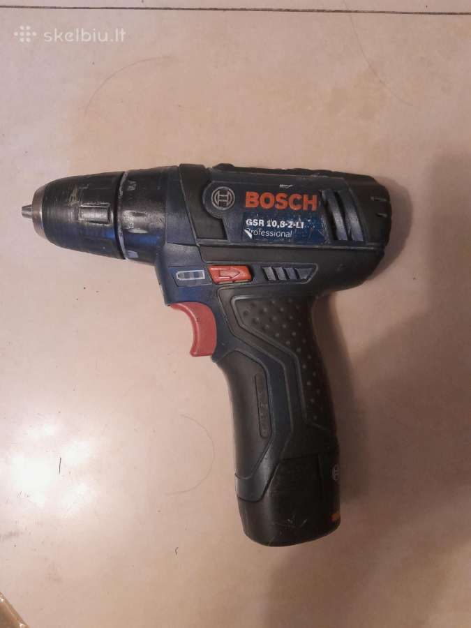 Naudotas Bosch komplektukas Gop ir Gsr 10.8 V -Li - nuotraukos Nr. 3