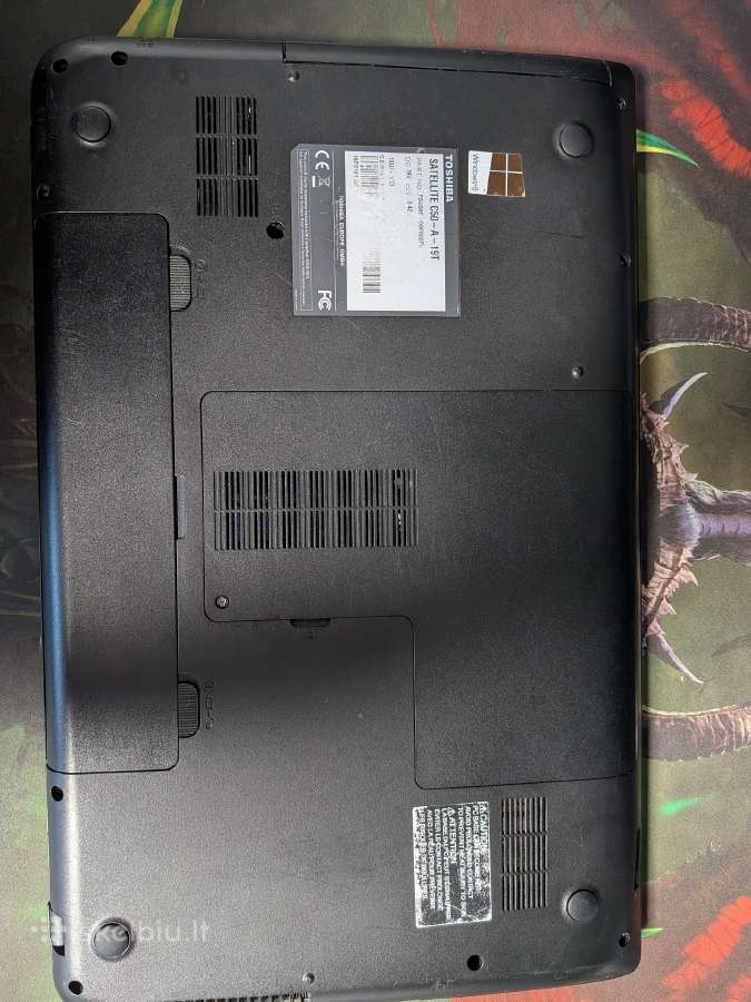 Toshiba C50-a 8gb RAM 256gb SSD Win10 Paruoštas - nuotraukos Nr. 4