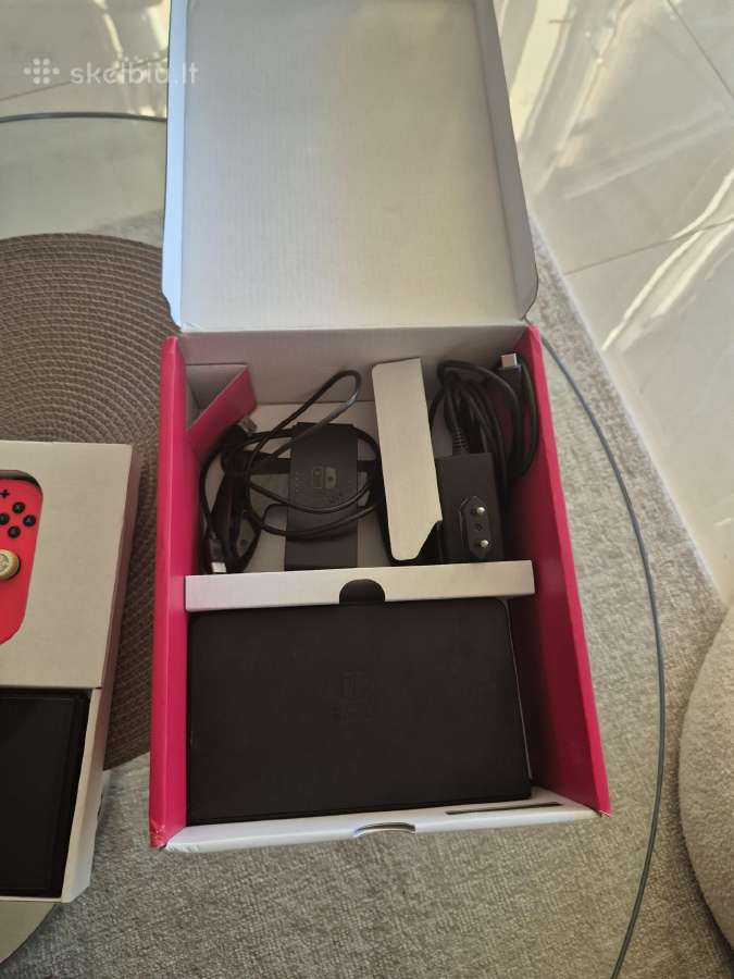 Nintendo switch oled 64gb + 128gb Atrištas - nuotraukos Nr. 4